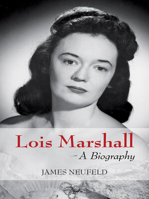 Lois Marshall - ebook